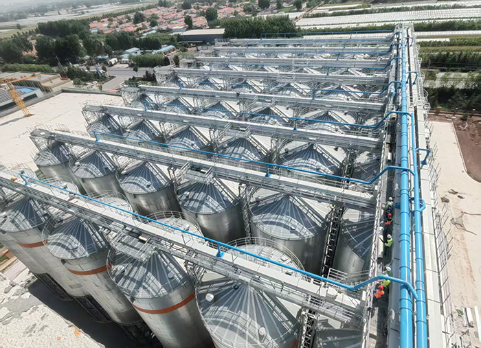 中粮粮谷潍坊新建 90万吨/年小麦加工项目输送设备